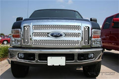 Putco 08-10 Ford SuperDuty (Will not Fit XL/FX4) Punch Stainless Steel Grilles