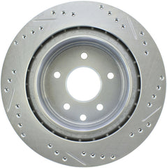 StopTech Select Sport Nissan Slotted and Drilled Right Rear Rotor