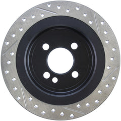StopTech 09-12 Mini Cooper JCW Slotted & Drilled Right Rear Rotor