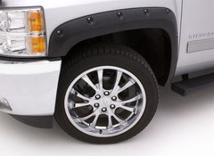 Lund 19-21 Chevy Silverado 1500 RX-Rivet Style Textured Elite Series Fender Flares-Black (2Pc.Front)