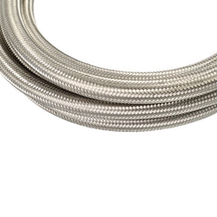 Mishimoto 10Ft Stainless Steel Braided Hose w/ -8AN Fittings - Stainless